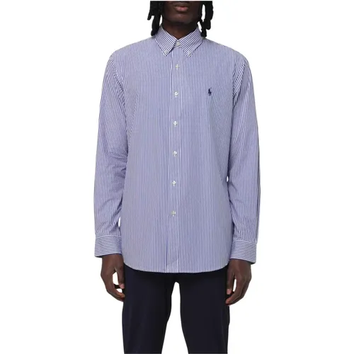 Casual Shirts, male, , Size: XL Striped Long Sleeve Dress Shirt - Polo Ralph Lauren - Modalova