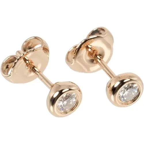 Pre-owned Jewellery, female, , Size: ONE SIZE Pre-owned Rose Gold earrings - Tiffany & Co. Pre-owned - Modalova