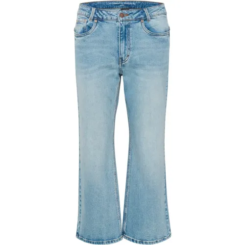 High Kick Flared Jeans - Hellblau , Damen, Größe: W27 - My Essential Wardrobe - Modalova