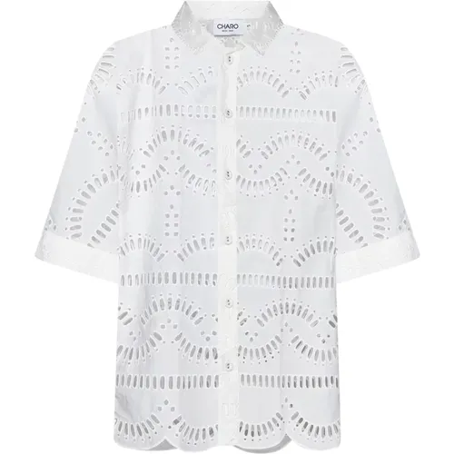 Broderie Anglaise Shirt , female, Sizes: XS, M, L - Charo Ruiz Ibiza - Modalova