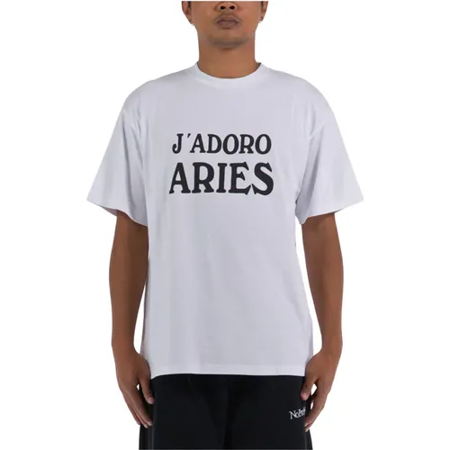 Adore T-Shirt , male, Sizes: S, M, L - Aries - Modalova
