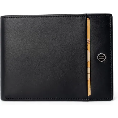 Mens Leather Wallet , male, Sizes: ONE SIZE - Alviero Martini 1a Classe - Modalova