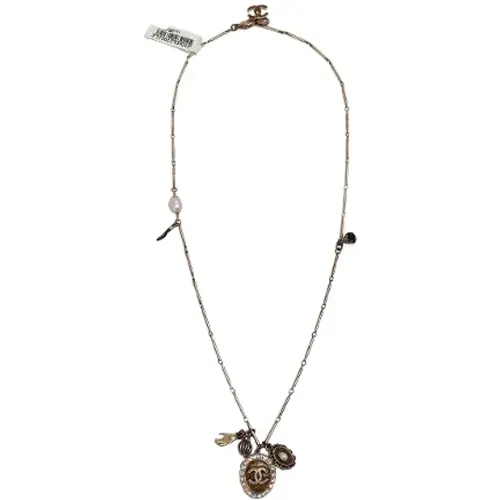 Pre-owned Jewellery, female, , Size: ONE SIZE Pre-owned Metal necklaces - Chanel Vintage - Modalova