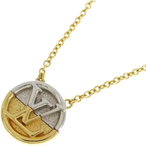 Pre-owned Metal necklaces , female, Sizes: ONE SIZE - Louis Vuitton Vintage - Modalova