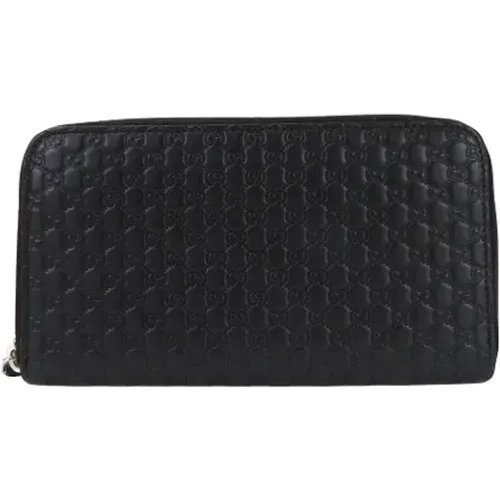 Pre-owned Wallets, female, , Size: ONE SIZE Pre-owned Leather wallets - Gucci Vintage - Modalova