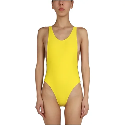 Logomania Band One Piece Swimsuit , female, Sizes: S, XS, L, M - Chiara Ferragni Collection - Modalova