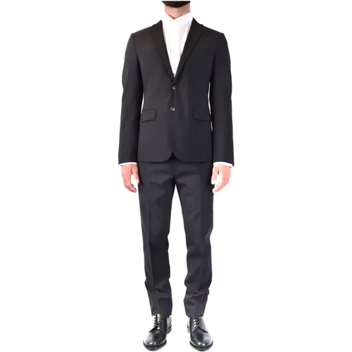 Single Breasted Suits, male, , Size: M Sophisticated Single Breasted Suit Set - Dsquared2 - Modalova