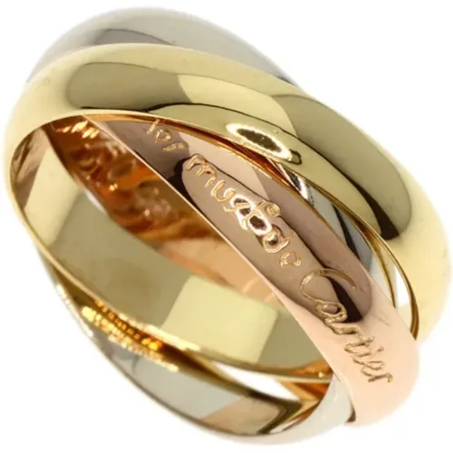 Pre-owned Jewellery, female, , Size: ONE SIZE Pre-owned Gold rings - Cartier Vintage - Modalova