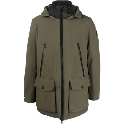 Protective Hooded Jacket , male, Sizes: XL, 2XL, S - Woolrich - Modalova