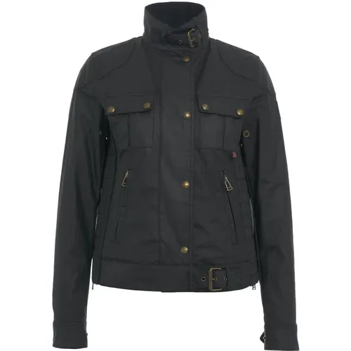 Blue Jackets & Coats Ss24 , female, Sizes: S - Belstaff - Modalova