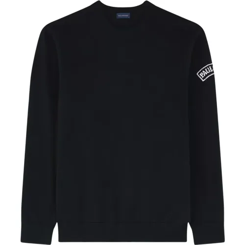 Intarsio Crewneck Sweater , male, Sizes: XL, L - PAUL & SHARK - Modalova