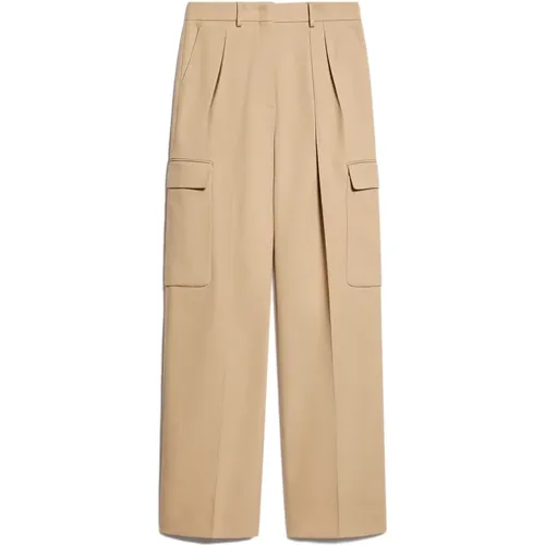 Cargo Hose Baumwolle Viskose , Damen, Größe: 2XS - SPORTMAX - Modalova