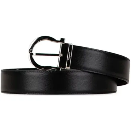 Pre-owned Belts, female, , Size: ONE SIZE Pre-owned Leather belts - Salvatore Ferragamo Pre-owned - Modalova