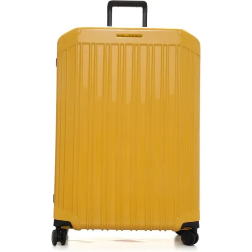 Large Suitcases, male, , Size: ONE SIZE 4 wheels Trolley - Piquadro - Modalova