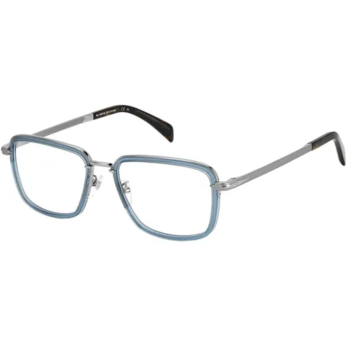 Glasses, unisex, , Size: 54 MM Blue Ruthenium Sunglasses - DB 7072/F - Eyewear by David Beckham - Modalova