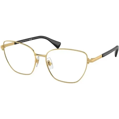 Goldrahmen Brille , unisex, Größe: 56 MM - Ralph Lauren - Modalova