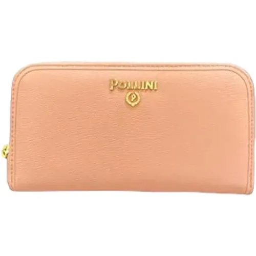 Wallets & Cardholders, female, , Size: ONE SIZE Womens Zip Wallet, Grained Sc5513Pp0Gsh - Pollini - Modalova