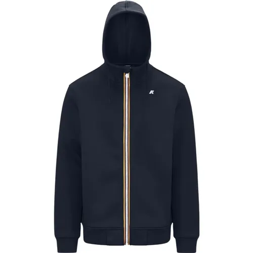 Leichter Spacer Hoodie mit Verstellbarer Kapuze , Herren, Größe: S - K-way - Modalova