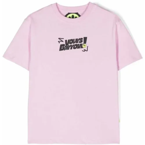 Kinder Lavendel Baumwoll T-shirt - BARROW - Modalova