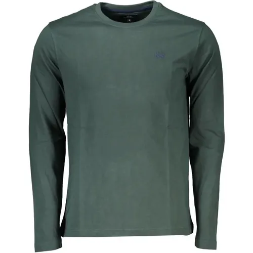 Long Sleeve Tops, male, , Size: L Elegant T-Shirt with Embroidery - LA MARTINA - Modalova