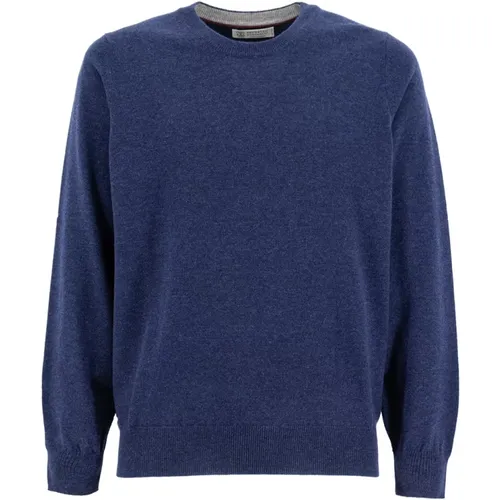 Clic Cashmere Knit Pullover , male, Sizes: 3XL - BRUNELLO CUCINELLI - Modalova