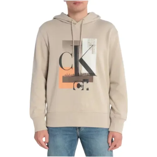 Connected Layer Sweatshirt , Herren, Größe: XL - Calvin Klein - Modalova