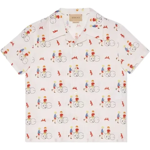 Kinder Logo Shirt Gucci - Gucci - Modalova