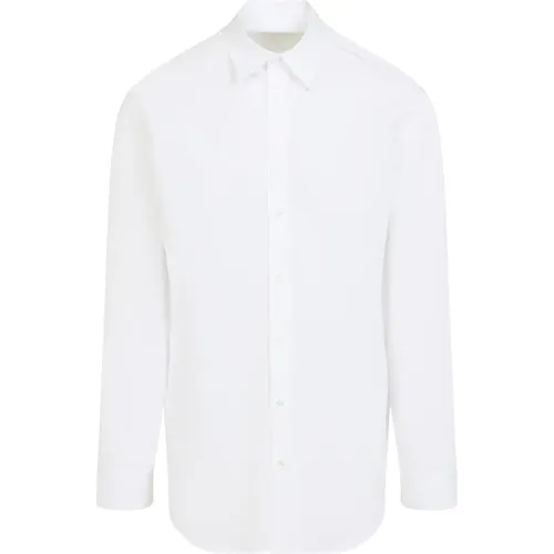 Formal Shirts, male, , Size: M Cotton Standard Shirt - Balenciaga - Modalova