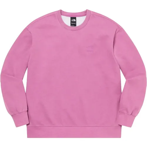 Limited Edition Pigment Printed Crewneck , male, Sizes: M - Supreme - Modalova