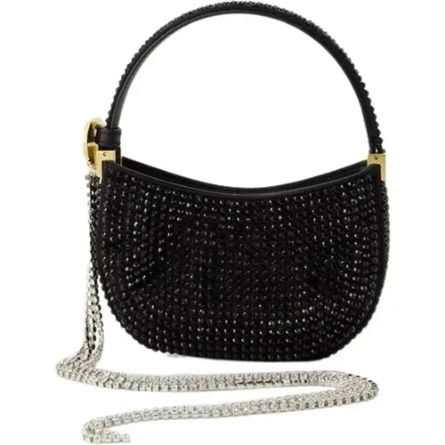 Handbags, female, , Size: ONE SIZE Crystal Micro Hobo Bag - Magda Butrym - Modalova