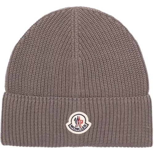 Beanies, male, , Size: ONE SIZE Archive Logo Hat - Moncler - Modalova