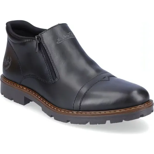 Casual Closed Booties , male, Sizes: 11 UK, 7 UK, 10 UK, 12 UK, 9 UK - Rieker - Modalova