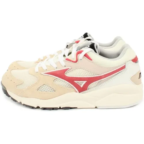 Sneakers, male, , Size: 8 US Ivory/Pink Sky Medals Sneakers for Men - Mizuno - Modalova