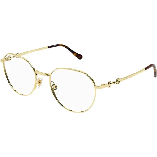 Gold Eyewear Frames , unisex, Sizes: 52 MM - Gucci - Modalova