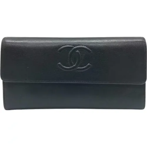 Pre-owned Wallets, female, , Size: ONE SIZE Pre-owned Leather wallets - Chanel Vintage - Modalova