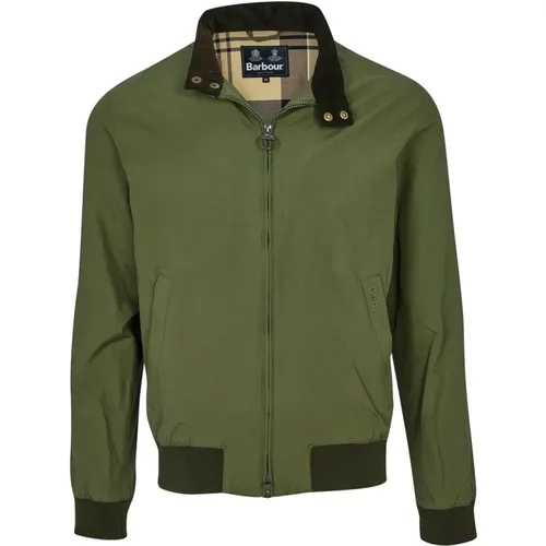 Bomber Jackets, male, , Size: M Casual Royston Jacket Inspired by Harrington Style - Barbour - Modalova