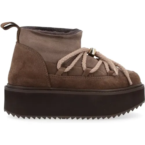 Classic Shearling Platform Sneaker , female, Sizes: 4 UK, 3 UK, 5 UK - Inuikii - Modalova