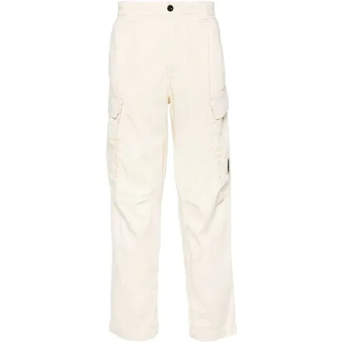 Cargo Trousers with Lens Motif , male, Sizes: L - C.P. Company - Modalova