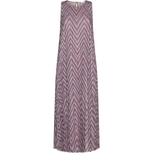 Bordeaux Long Dress Collection , female, Sizes: M, S - Kaos - Modalova