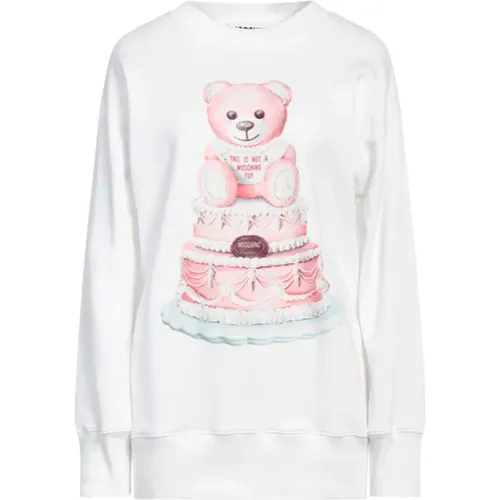 Teddy Cake Sweatshirt Kleid , Damen, Größe: S - Moschino - Modalova