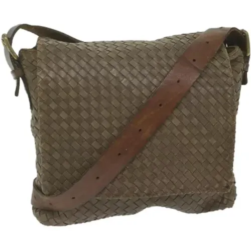 Pre-owned Leder schultertasche - Bottega Veneta Vintage - Modalova