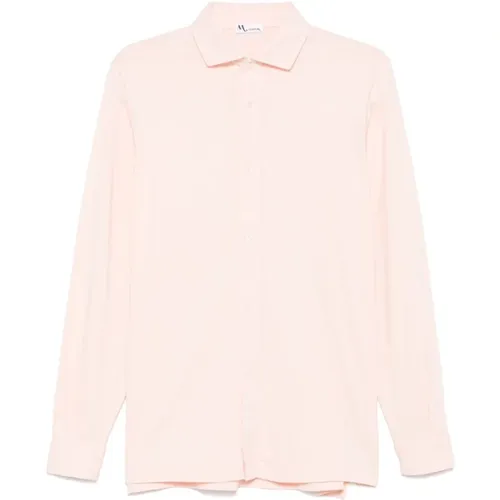 Casual Shirts, male, , Size: M Peach Classic Collar Shirt - Doppiaa - Modalova