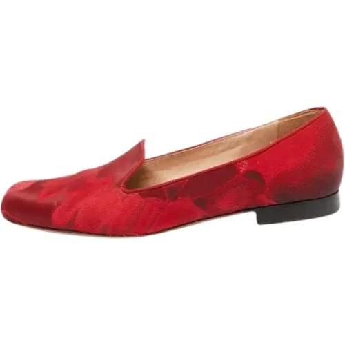 Pre-owned Satin flats , female, Sizes: 7 UK - Valentino Vintage - Modalova