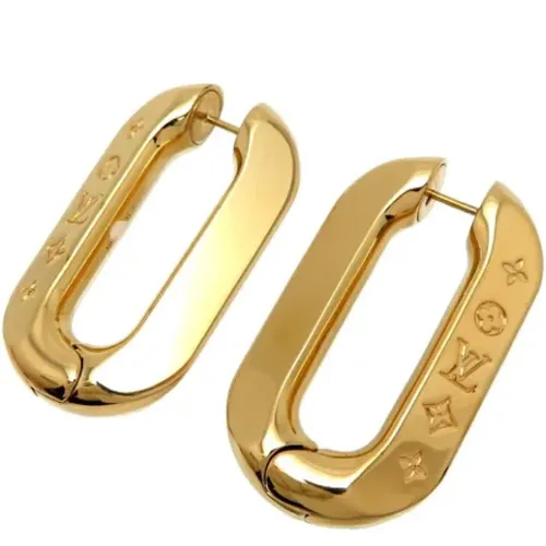 Pre-owned Jewellery, female, , Size: ONE SIZE Pre-owned Metal earrings - Louis Vuitton Vintage - Modalova