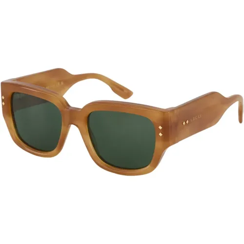 Sunglasses, unisex, , Size: 54 MM ** 1950 Bold Square ;Gg1261S; Sunglasses /Havana - Gucci - Modalova