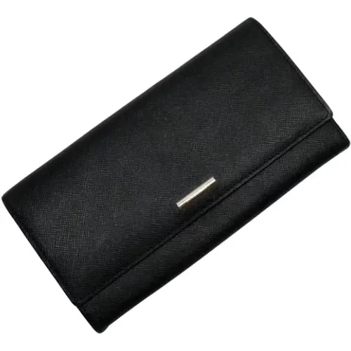 Pre-owned Wallets, unisex, , Size: ONE SIZE Pre-owned Leather wallets - Burberry Vintage - Modalova