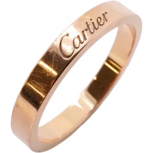 Pre-owned Jewellery, female, , Size: ONE SIZE Pre-owned Rose Gold rings - Cartier Vintage - Modalova