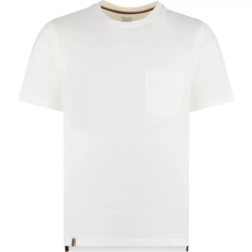 Bio-Baumwoll-Crew-Neck T-Shirt,Bio-Baumwoll-Ripp-T-Shirt - PS By Paul Smith - Modalova