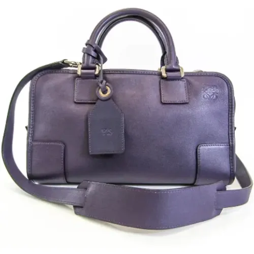 Pre-owned Leather handbags , female, Sizes: ONE SIZE - Loewe Pre-owned - Modalova