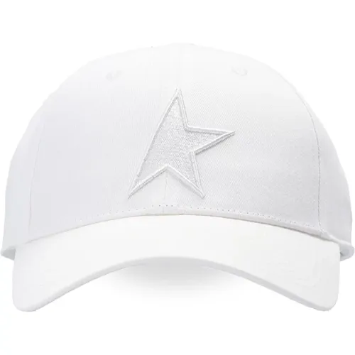 Caps, male, , Size: S/M Baseball cap with logo - Golden Goose - Modalova